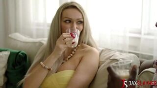 Blonde MILF Amber Jayne Moans From Jax Slayher BBC - porn video