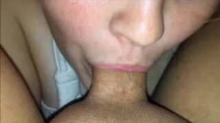 Hot Mom Sucks Young Smooth Shaved Dick Deep Throat Cum Swallow Trailer - porn video