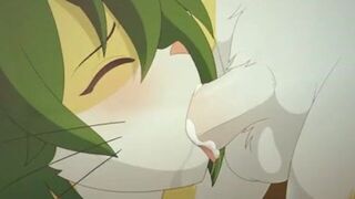 Sweet big tits anime girl likes multiple creampies - porn video