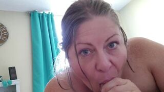 Wife films herself giving me a passionate blowjob - porn video