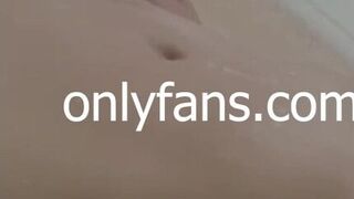 Horny MILF loves to play with her tight wet pussy while being in the shower - porn video